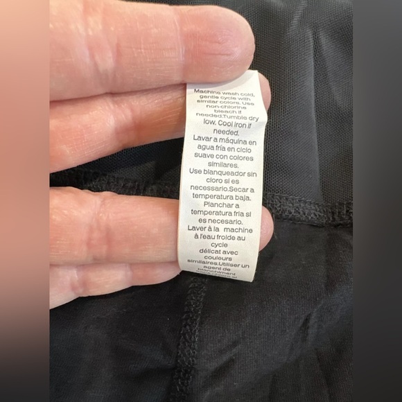 Fit 4 All by Carrie Wightman 4X Smooth Waist Split Front Hem Leg Pant Black NEW - Picture 6 of 10